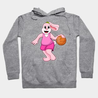 Rabbit at Basketball Sports Hoodie